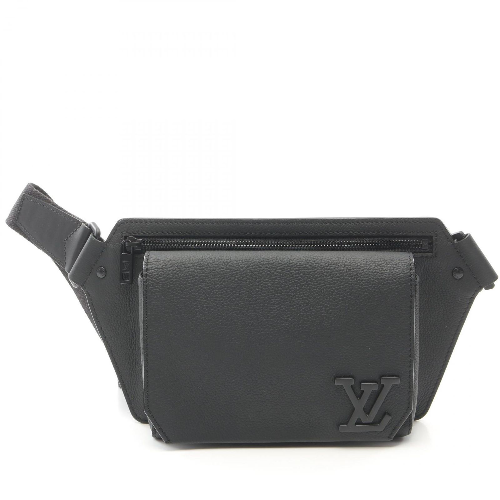 ルイ ヴィトン LOUIS VUITTON ウエストバッグ ボディバッグ バムバッグ NV アエログラム ノワール M57081 ノワール その他 テイクオフ スリング メンズ Used A