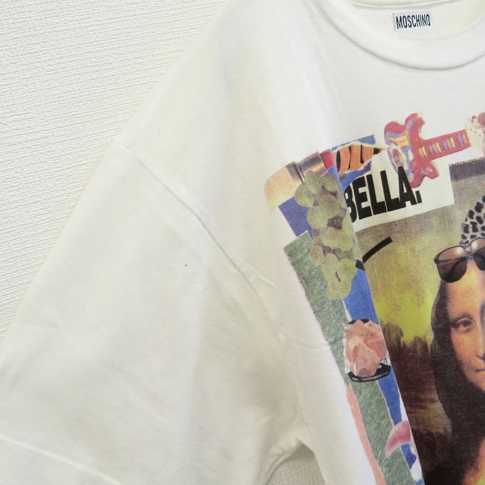 モスキーノ MOSCHINO JEANS モナリザ ミッキー Tシャツ