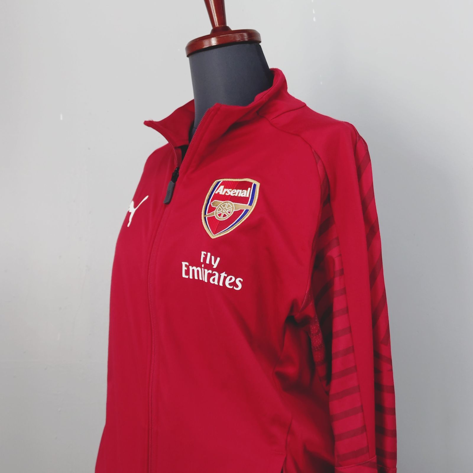 PUMA プーマ Arsenal US XS サイズ トラックジャケット ジャージ 赤 