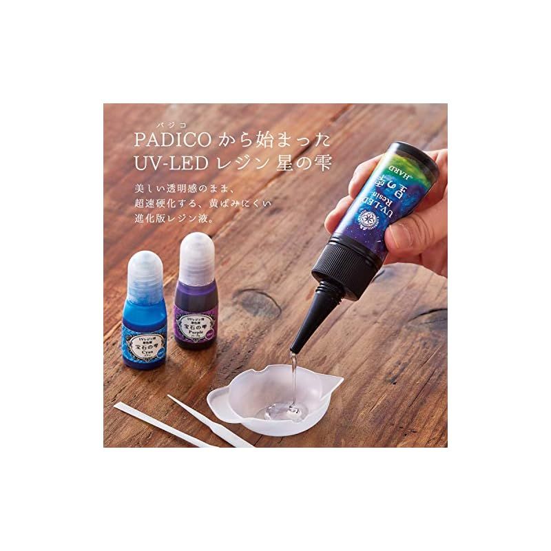 星の雫 UV/LED硬化レジン液 500g×6本 透明／ハード 送料無料 パジコ星