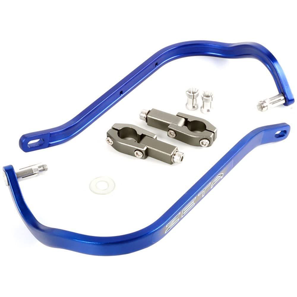 F5277 旧品番 ZE72-0005 Dirtfreak ダートフリーク ドアノブ握り オフロード プロテクション 高剛性アルミ合金 ブルー ベンド アーマーハンドガード 対応ハンドルバー内径 Φ13.5 19mm 径 22.2mm バー用