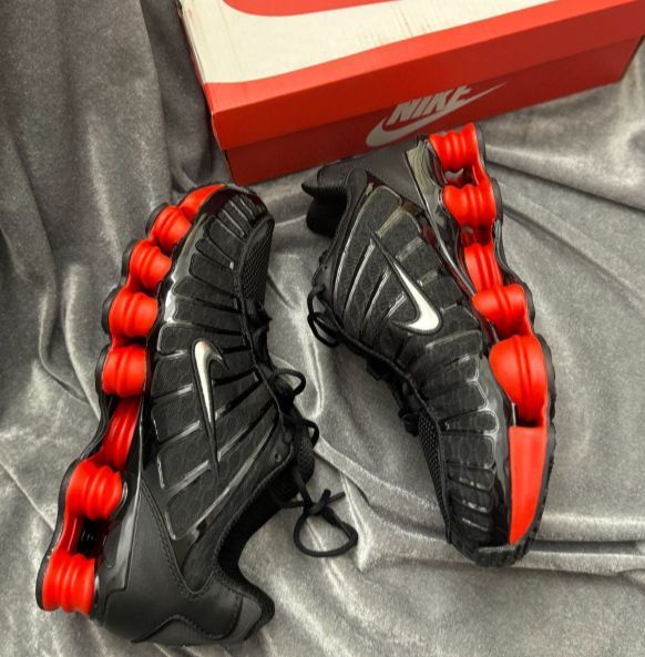 Nike × Skepta Shox TL BLACK/METALLIC SILVER/UNIVERSITY RED