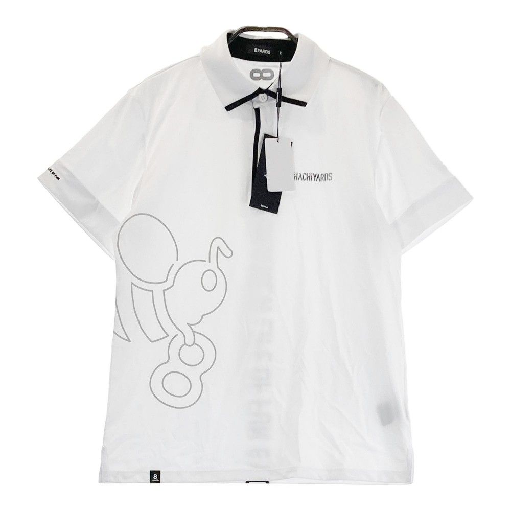 サイズ：M 8YARDS ハチヤーズ 半袖ポロシャツ ホワイト系