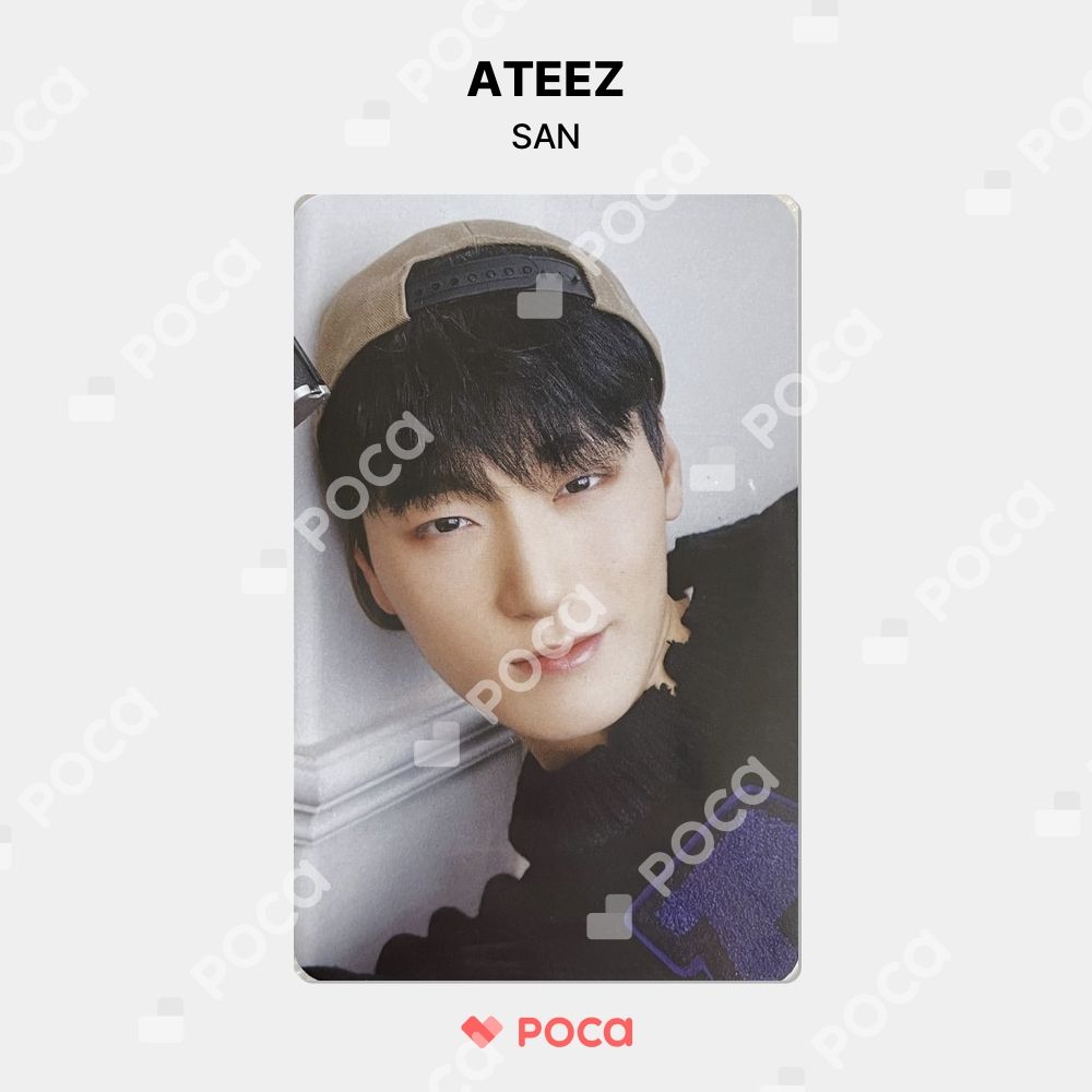 ATEEZ サン San トレカ kcon ATEEZ サン トレカ ATEEZ X EVERLINE POP-UP STORE ATINY