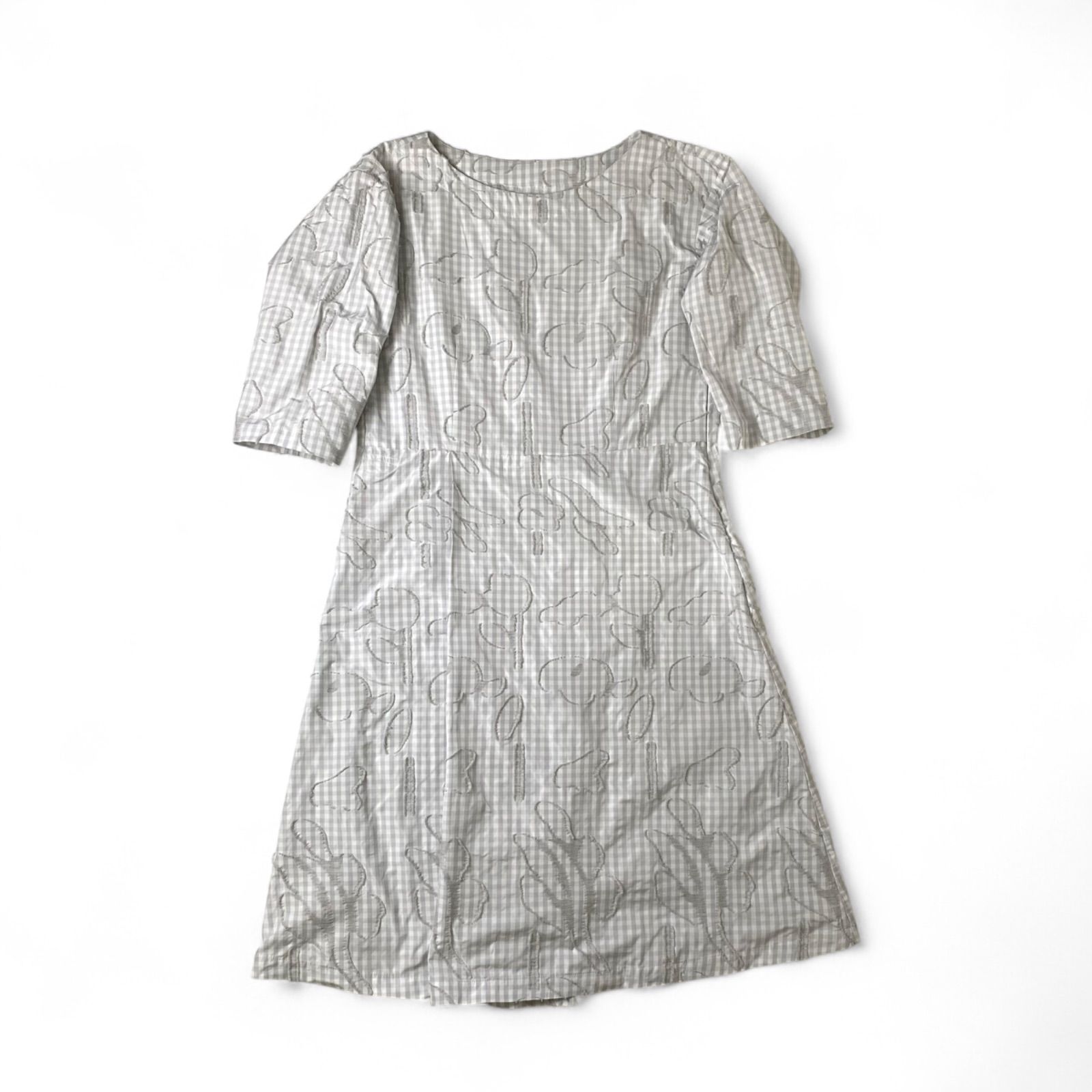 ISSEY MIYAKE HaaT イッセイミヤケ ハート ジャガードチェック ISSEY MIYAKE HaaT イッセイミヤケ ハート ジャガードチェック
