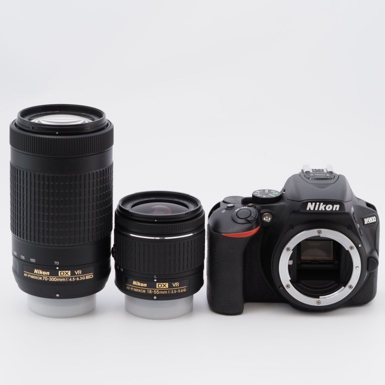 Nikon デジタル一眼レフカメラ D5600 ダブルズームキット ブラック 