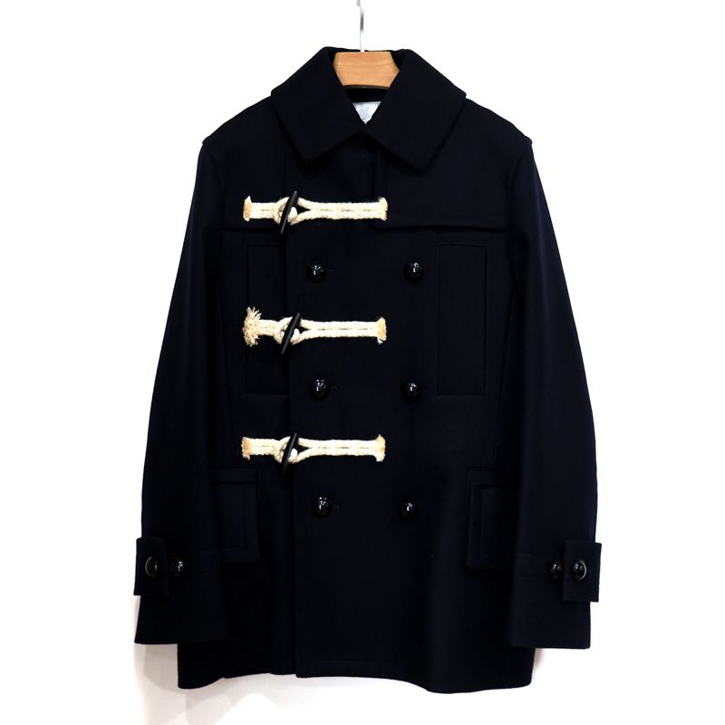 bark ニットダッフルコート BARKダッフルコート ニットダウン S