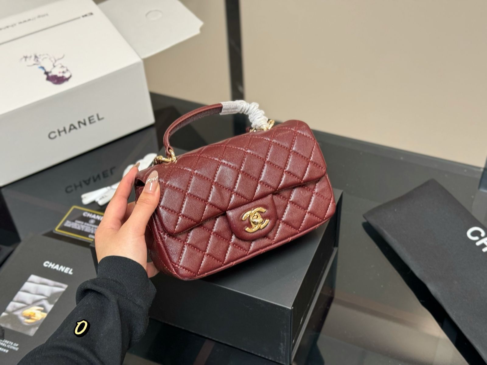 今日 Chanel Mini CF Handle Bag シャネル ミニ CF ハンドル バッグ-MM輸入