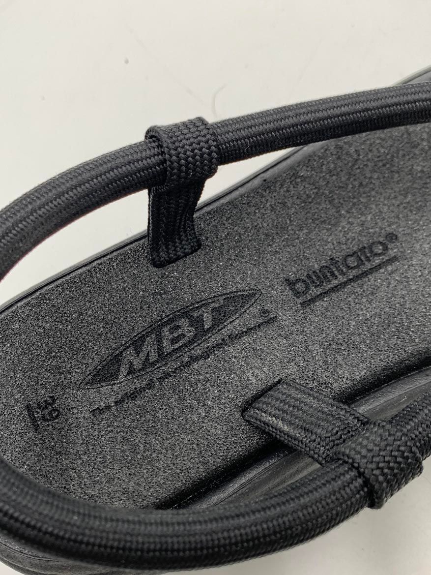 ＭＢＴ エムビーティー buntaro コラボ 草履 トング サンダル size39/黒 ■◆◎レディース