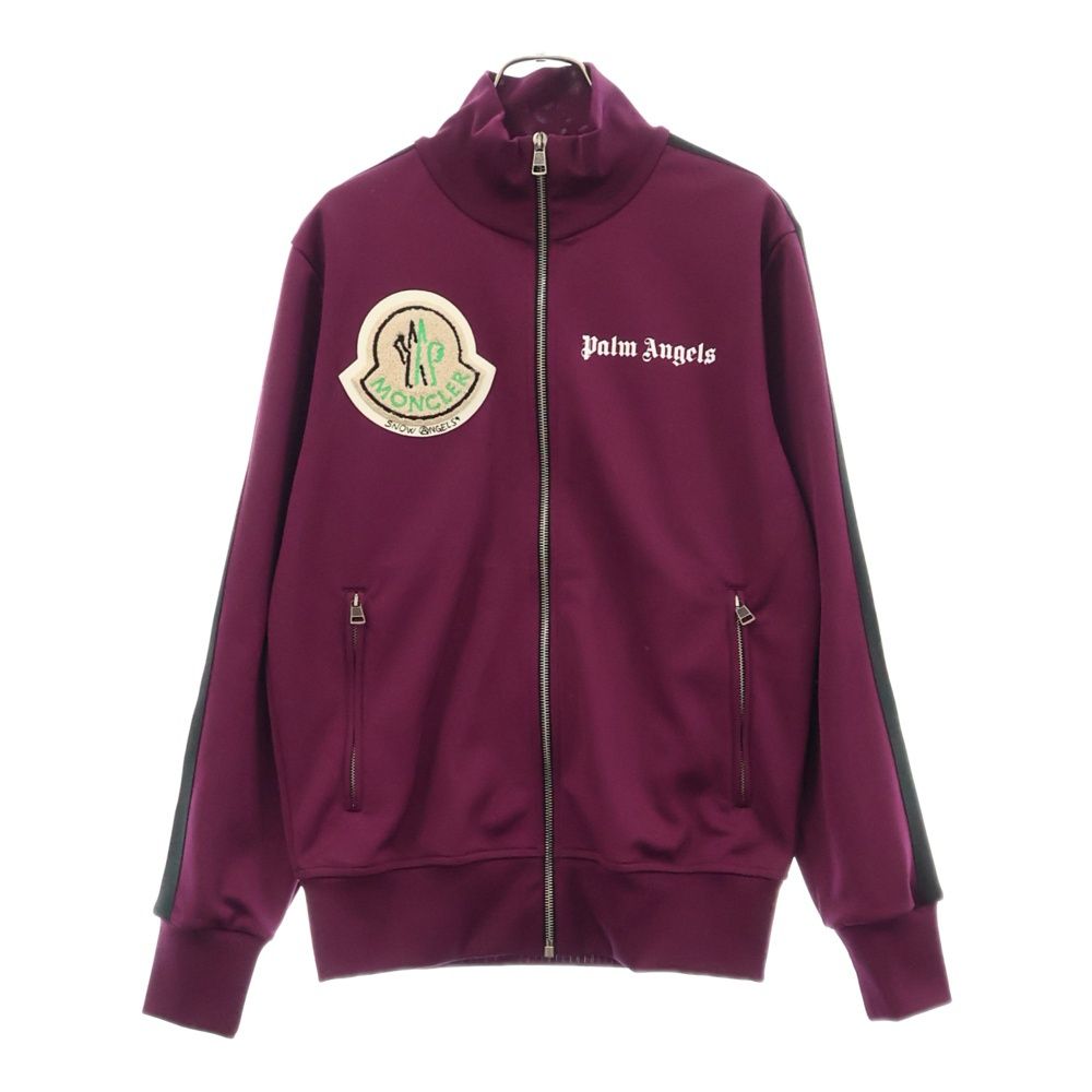 Palm Angels パームエンジェルス 19AW ×MONCLER GENIUS8 MAGLIA CARDIGAN モンクレール ジップアップトラックジャケット パープル E209L8400050 899A1