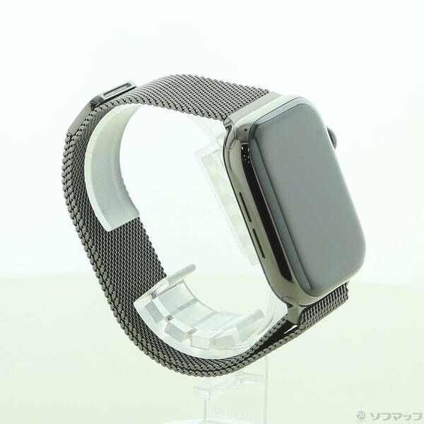 新品・未開封】Apple Watch 6 ステンレス・グラファイト 44mm 中古  