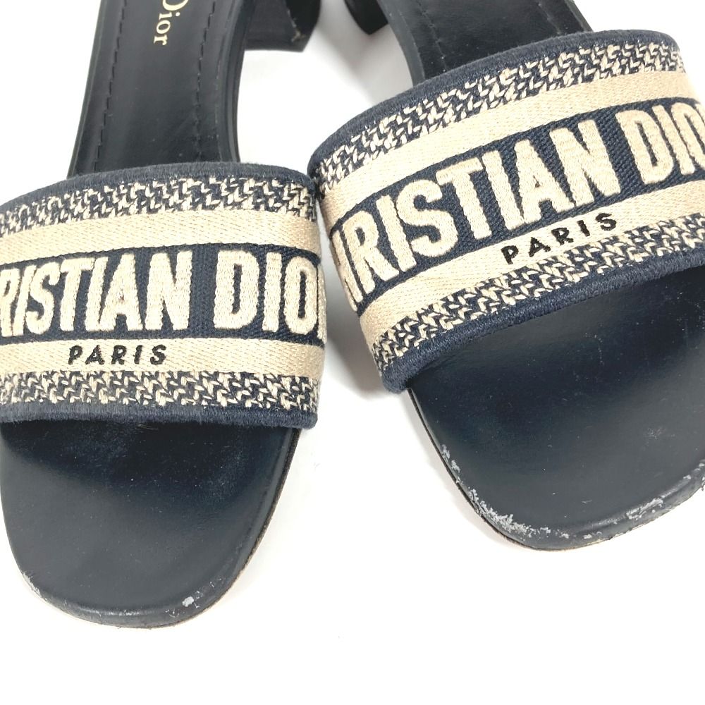 dior ディオール　オブリーグサンダル　美品 ディオール オブリーク ジャカード☆Dior☆AQUA サンダル (Dior