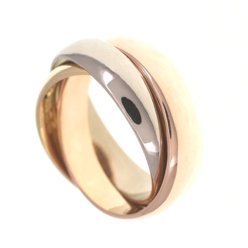 C‍a‍r‍t‍i‍e‍r トリニティ リング 3連 54サイズ TRINITY（Cartier） （美品）カルティエ CARTIER トリニティ