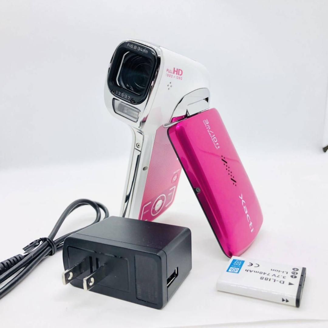 SANYO Xacti DMX-C6(R) 人気カラー 稀少品 Amazon | SANYO デジタルムービーカメラ「Xacti」(オニキス