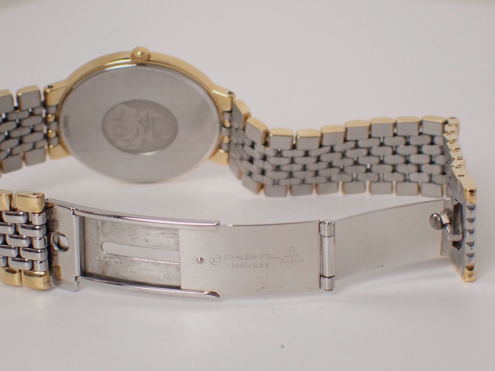 ジャンク 不動品 OMEGA(オメガ) デヴィル コンビ QZ 現状