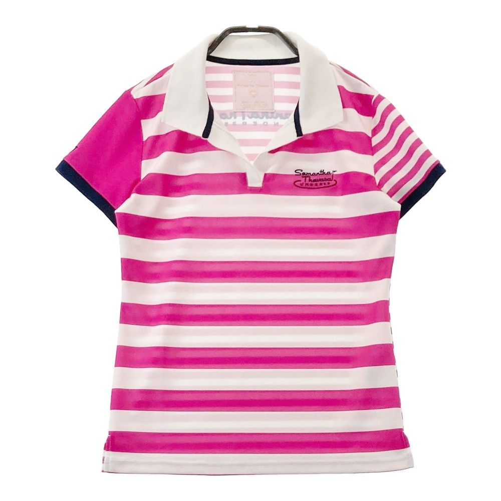 60％OFFSamantha Thavasa ゴルフポロシャツ ピンク Lサイズ 人気