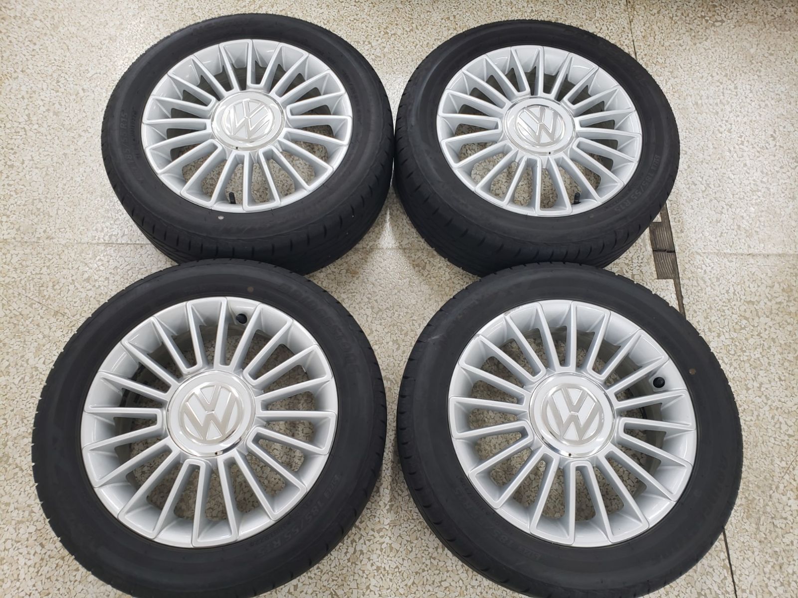 美バリ山フィアット500 15inアルミホイール 4本セット185/55R15 美バリ山フィアット500 15inアルミホイール 4本セット185/55R15