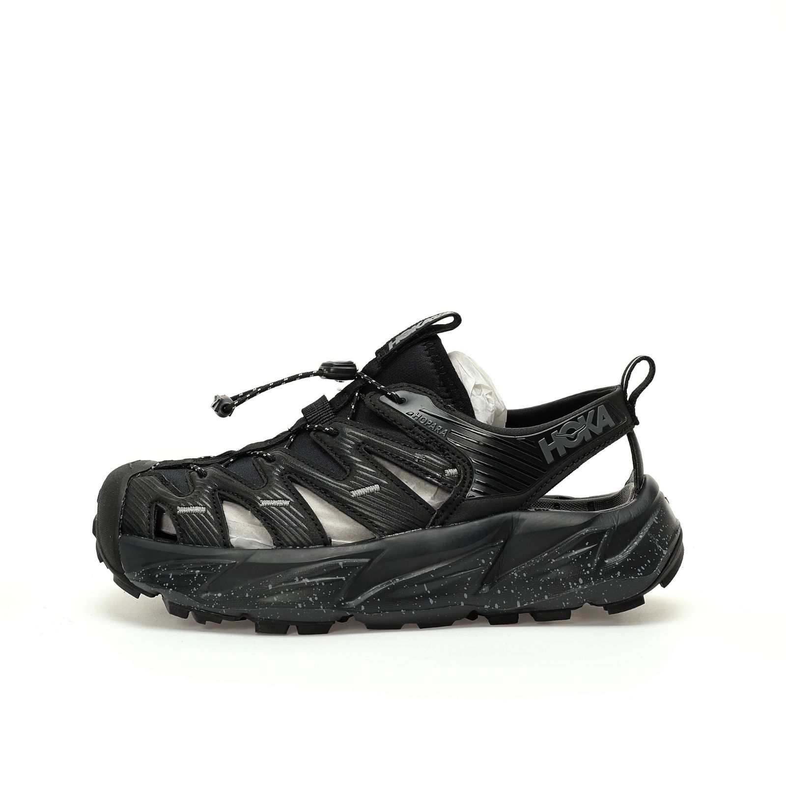 HOKA ONE ONE Hopara 1123112|BCSTL水陸両用 アウトドア ブラック トレッキング マウンテンサンダル OK