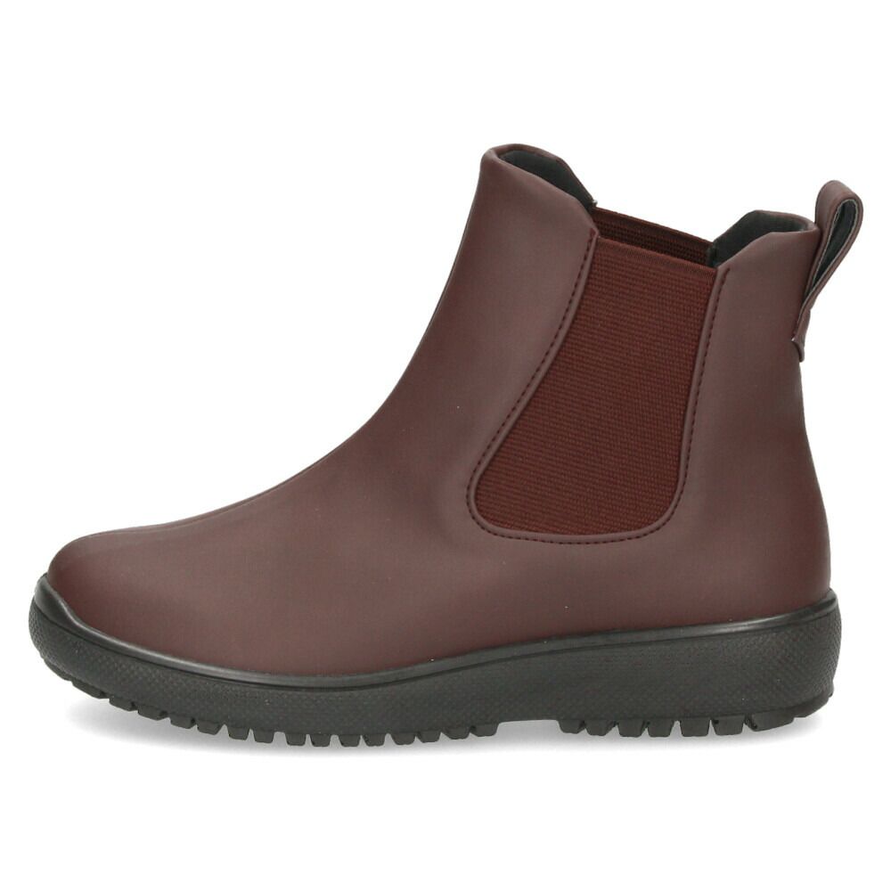 ブラウン】レインブーツ レディース サイドゴア ショートブーツ