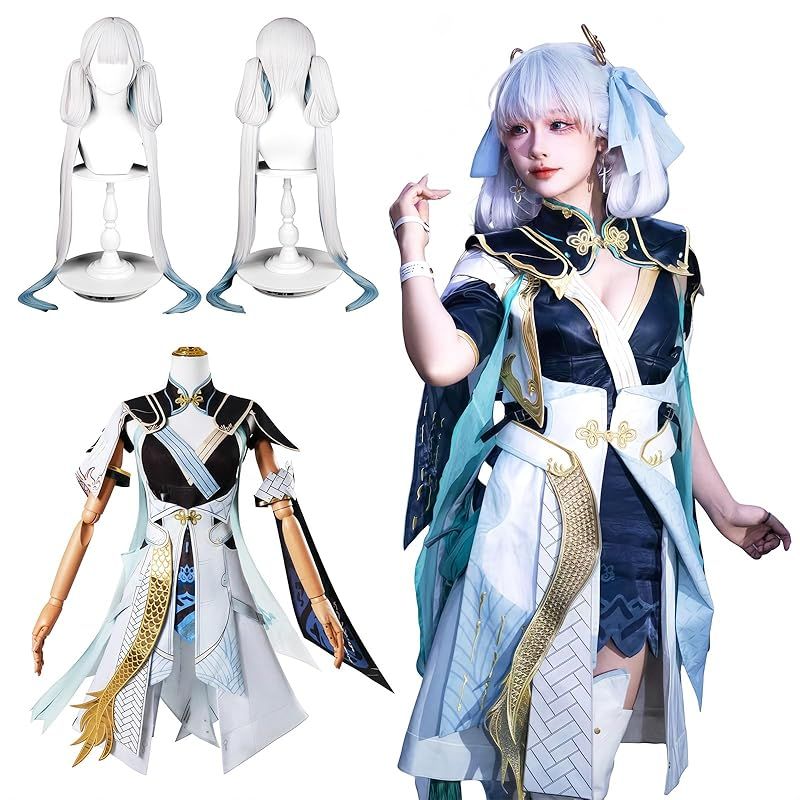 NOKIJP 鳴潮 コスプレ 今汐 コスプレ衣装 こんし コンシ めいちょう Wuthering Waves メイチョウ 人気ゲーム コスチューム 撮影 cosplay 今汐 S