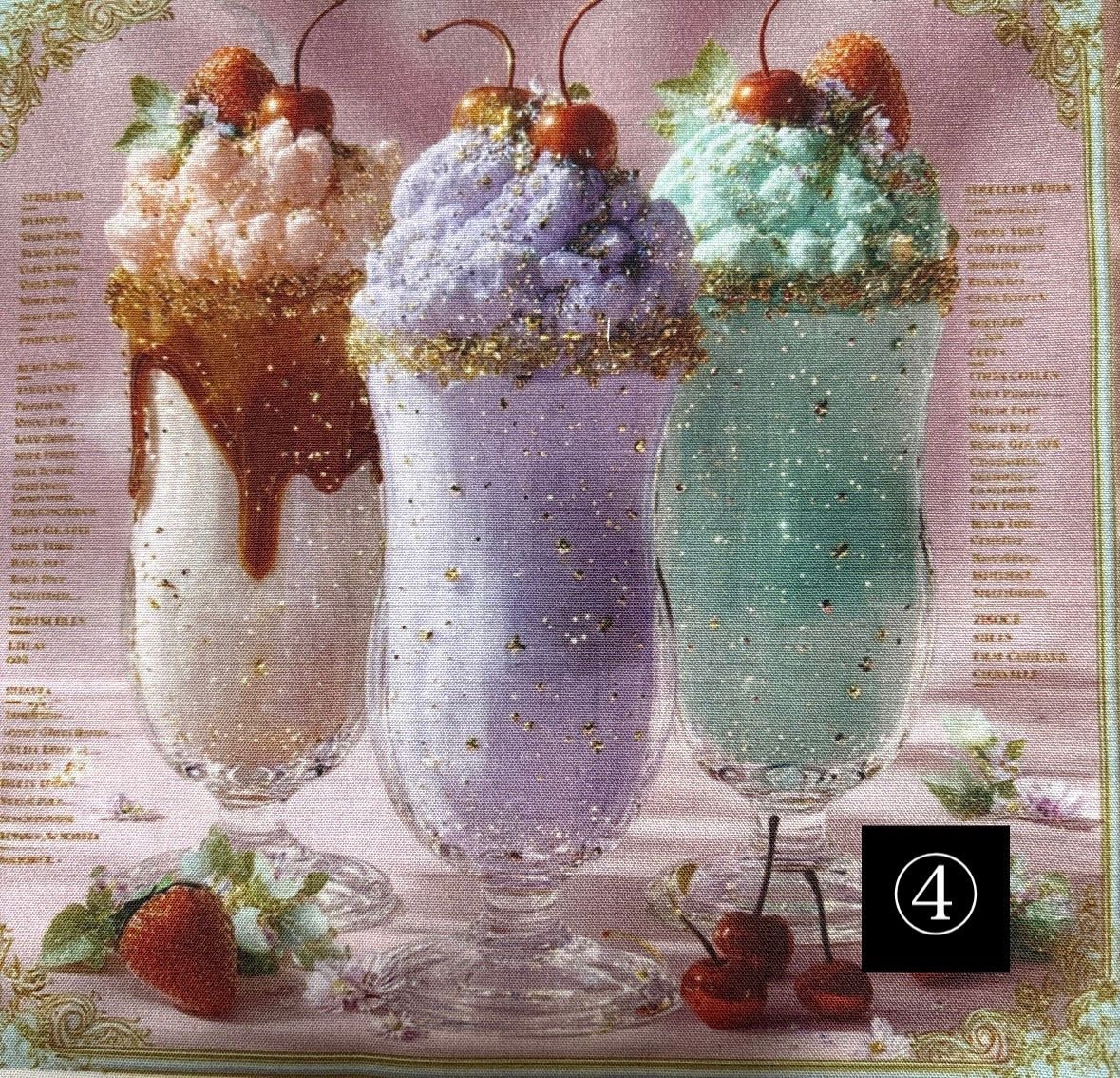 ハンドメイド パネル スイーツ パフェ NEXPOTALLINN_EU