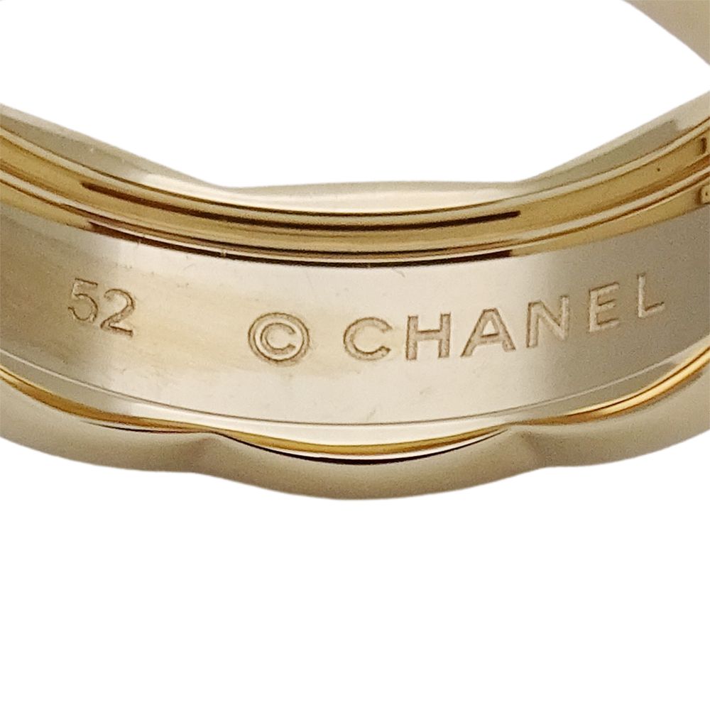 CHANEL ココクラッシュ　ミディアム　52 イエローゴールド　YG リング ココ クラッシュ コレクション リング イエローゴールド