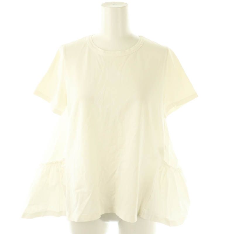ヨーコチャン　フリルカットソー　サイズ ヨーコチャン YOKO CHAN バックヘムフリルTシャツ カットソー