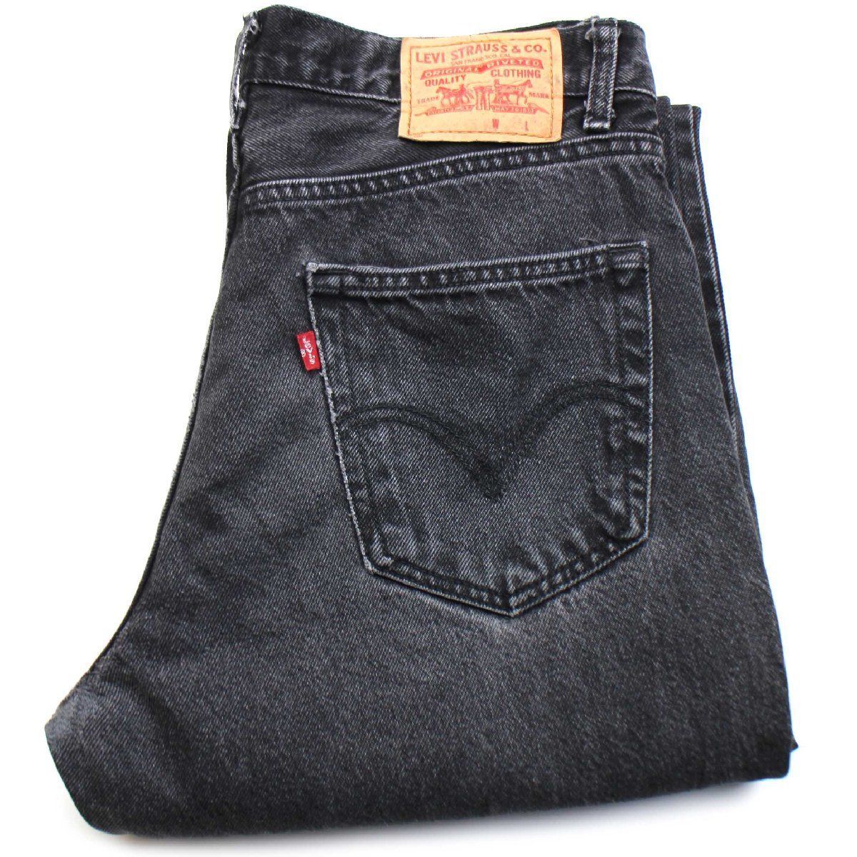 00s メキシコ製 Levi'sリーバイス 550 ブラック デニムパンツ w33 L32 