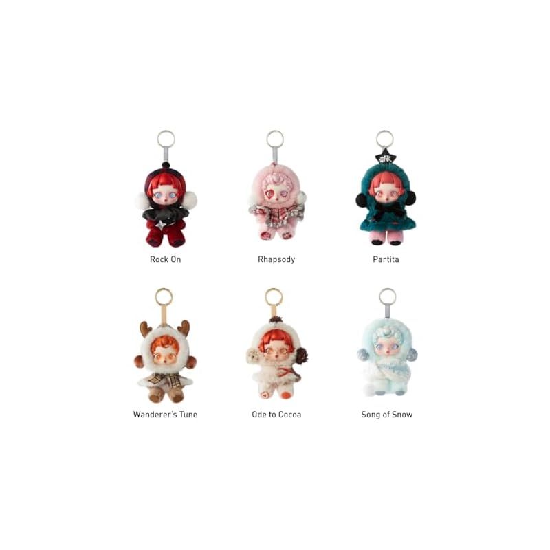 POP MART SKULLPANDA Winter Symphony シリーズ ぬいぐるみペンダント