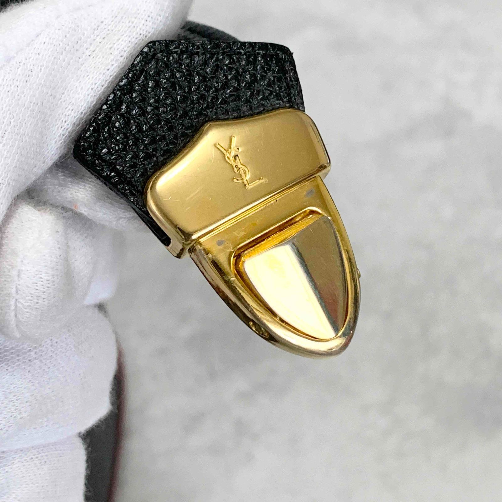 YVES SAINT LAURENT サンローラン ハンドバッグ バニティバッグ ダイヤ