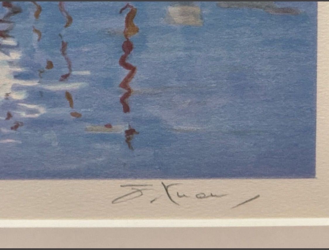 袁志良 Chi-Leung Yuen サベラ リトグラフ 直筆サイン入り 共箱 中国の画家 WWW_IBETON_RU