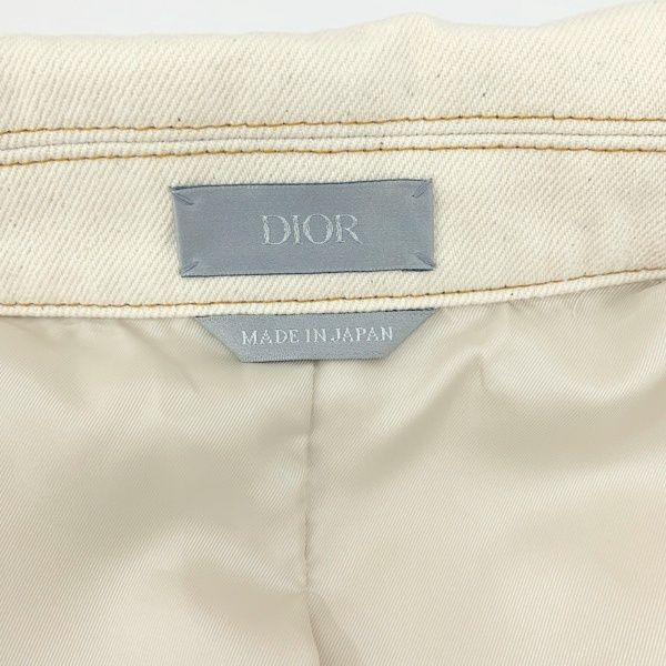 DIOR Denim Tears 23AW バックロゴコットンツイルジップジャケット 美品 393D493AY525 ディオール デニムティアーズ アウター DM12274■