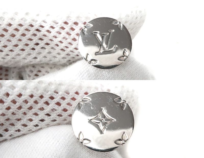  ルイヴィトン カフリンク モノグラム カフス シルバー M 61971 LOUIS VUITTON 34337 カフリンクス 小物
