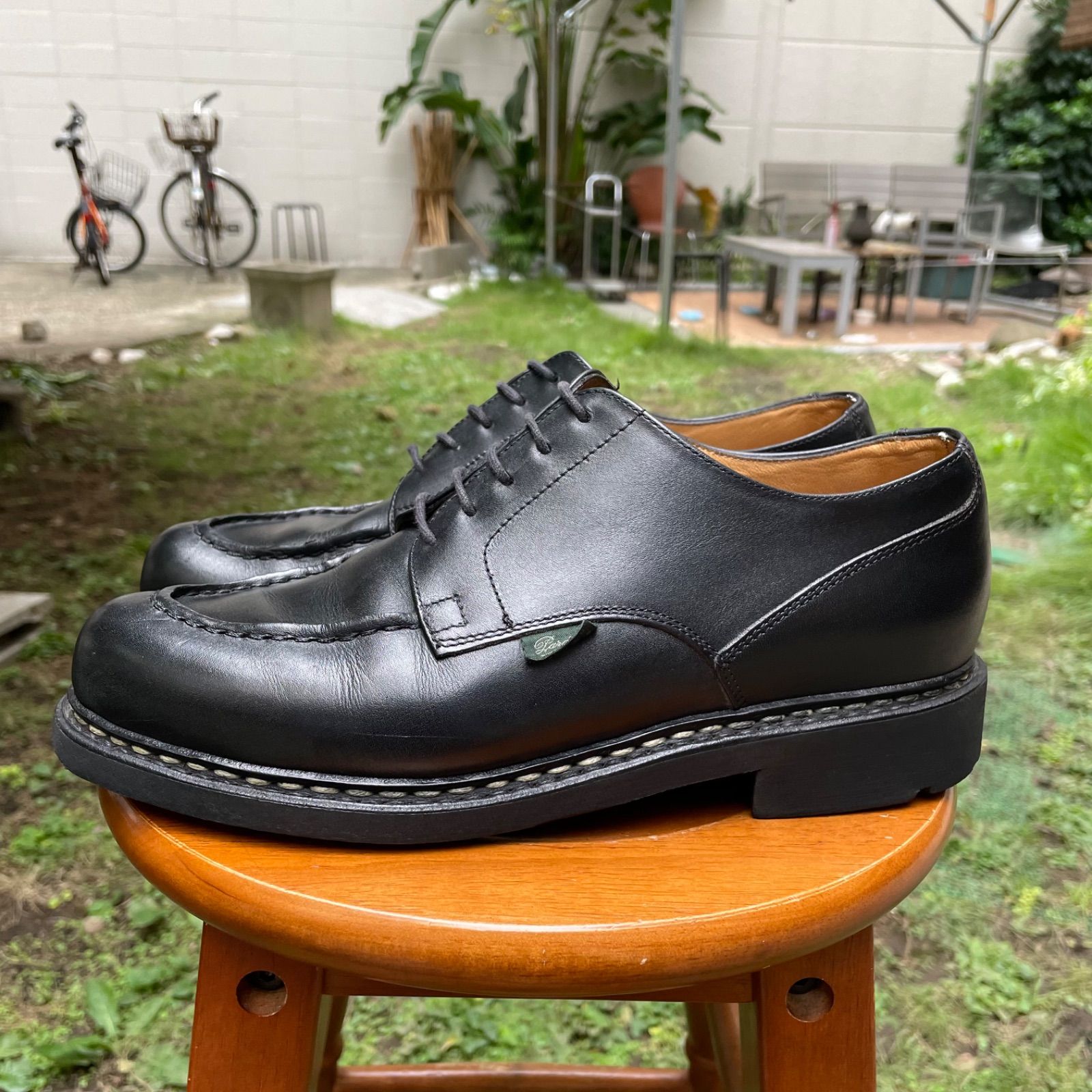 パラブーツ SIZE 7.5 CHAMBORD シャンボード 黒 - ドレス