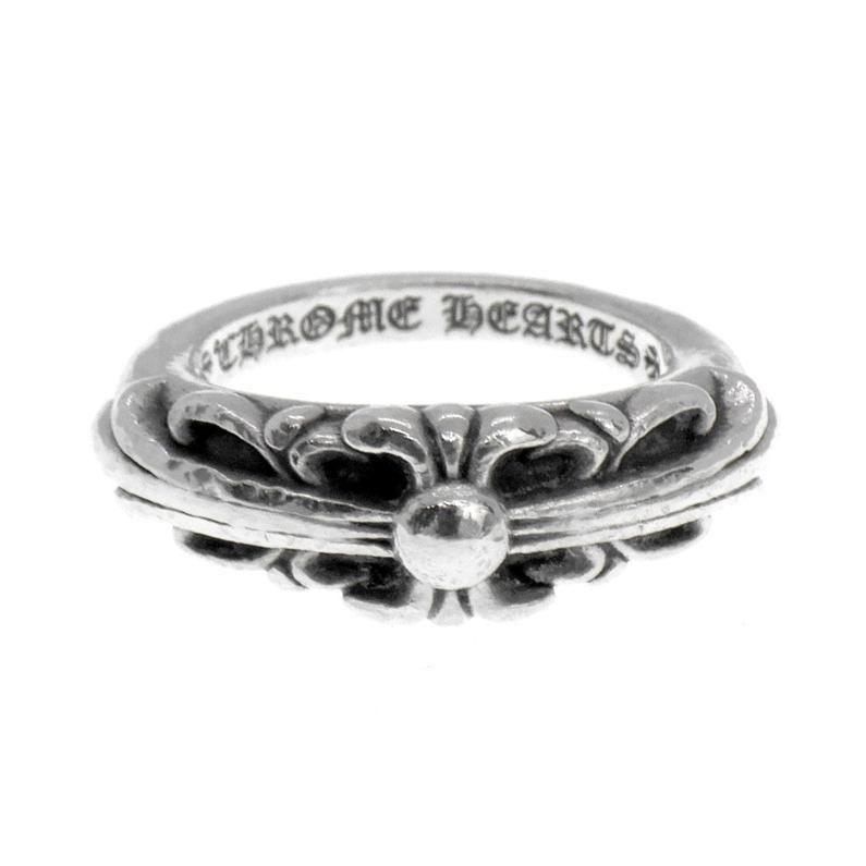 クロムハーツ CHROME HEARTS BABY CLASSIC FLRL CRS ベイビークラシック フローラル クロス リング s4224