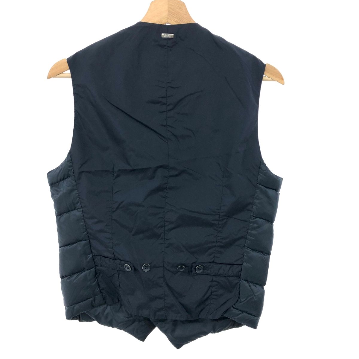 Herno ネイビー ダウンベスト サイズ44