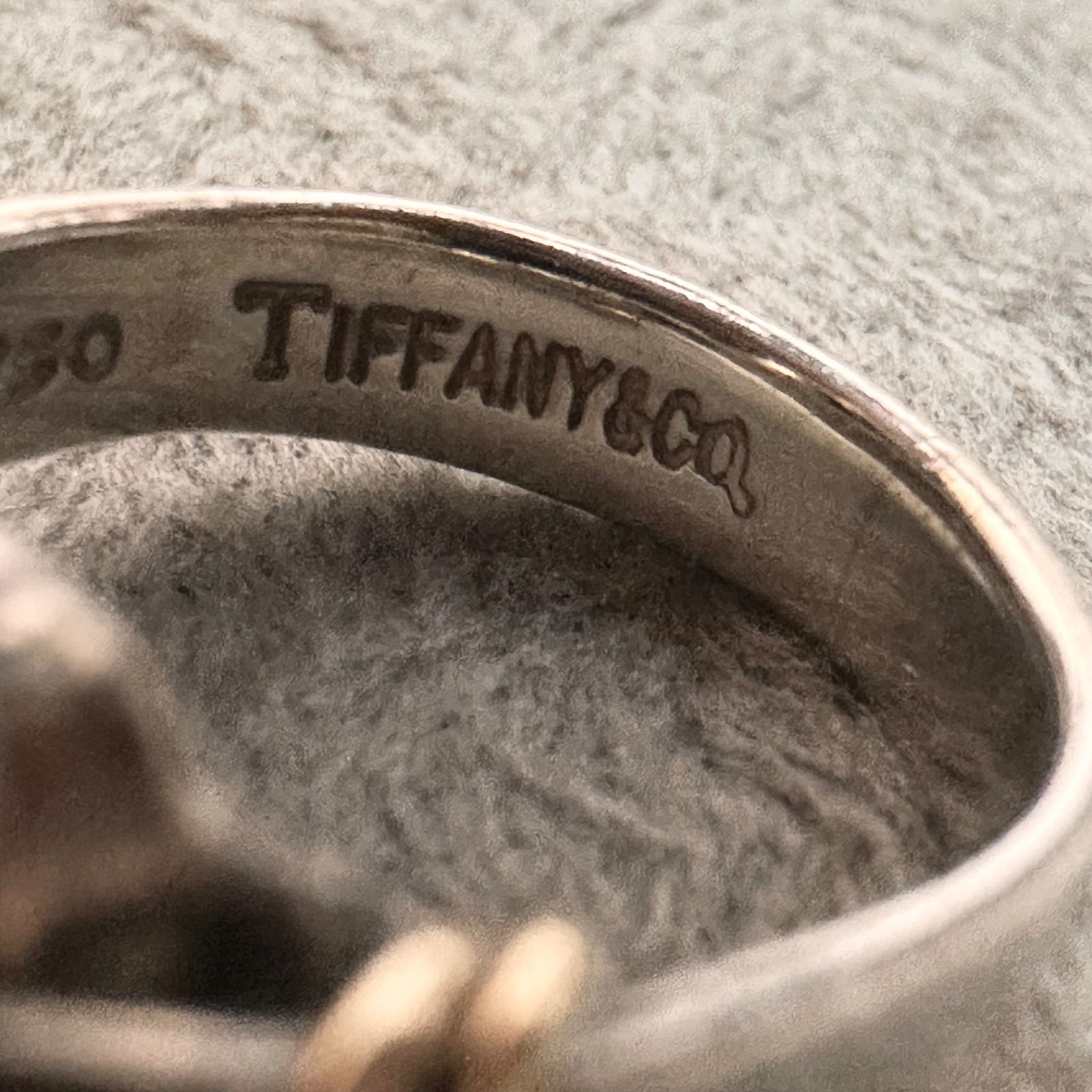 TIFFANY&Co. ティファニー フック&アイ 9号 ティファニー リング