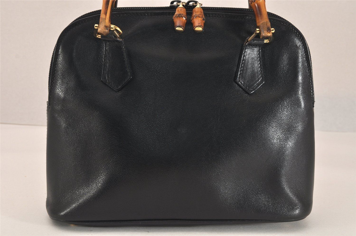 GUCCI グッチ ヴィンテージ バンブー ショルダーハンドバッグ