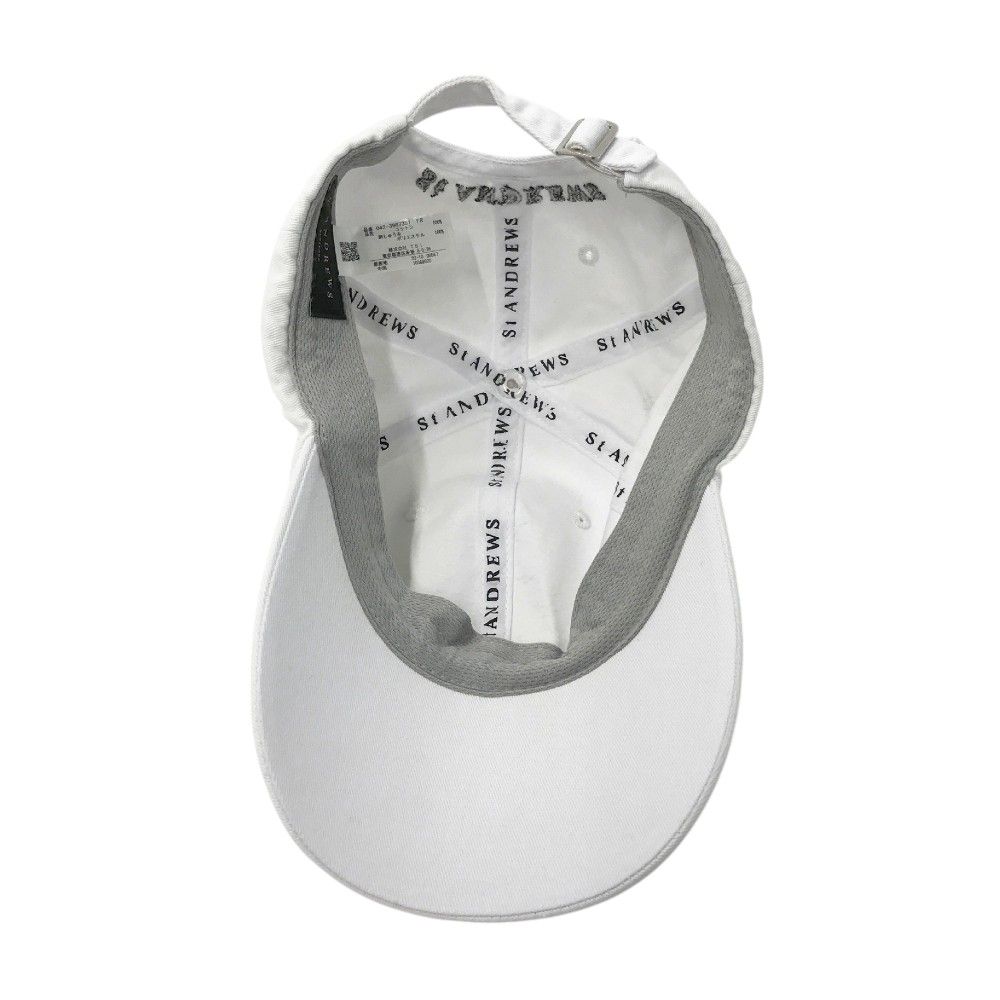 St ANDREWS フラップハット ホワイト UVカットハット (UNISEX) | St ANDREWS（セントアンドリュース