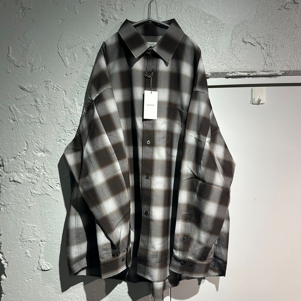 CLESSTE クレスト 25SS OMBRE CHECK CLASSIC CITY L/S SHIRT チェック