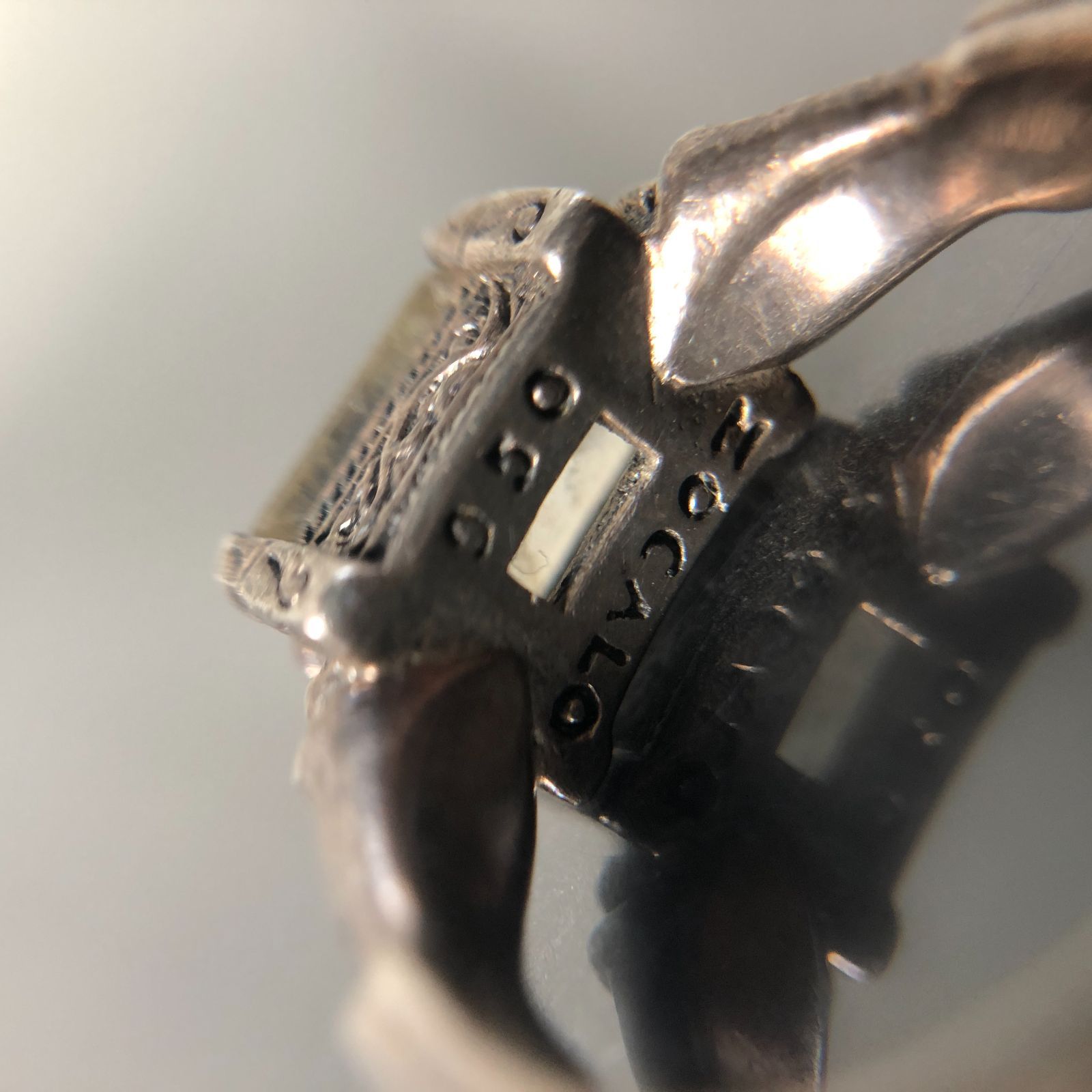 ZOCALO ソカロ イスラミックリング 9号 950刻印 silver 重量約3g