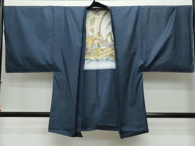 平和屋着物○男性 本場大島紬 アンサンブル 100亀甲 総詰め 正絹 逸品