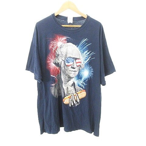フルーツオブザルーム FRUIT OF THE LOOM 古着 ビッグプリント T