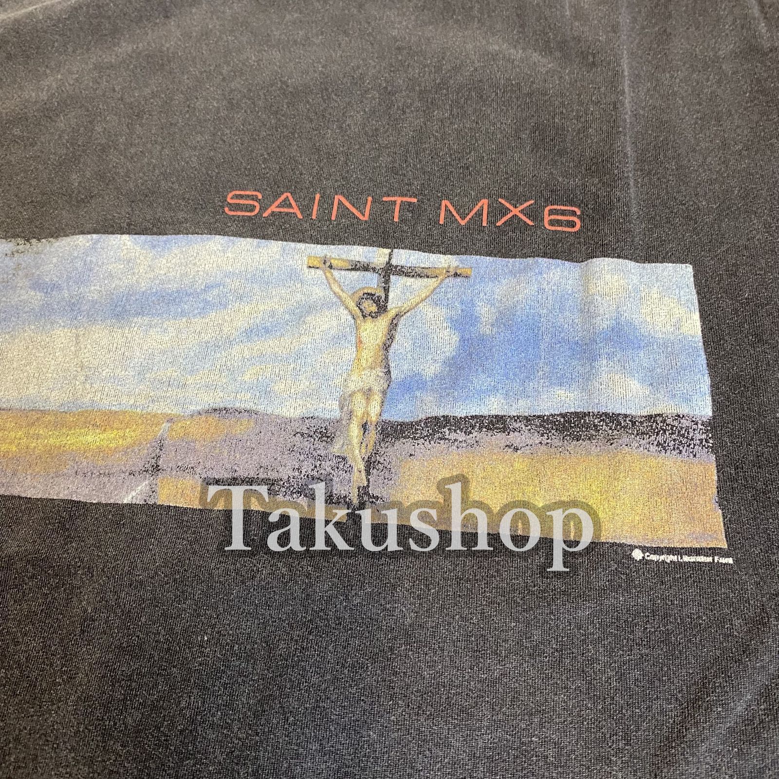 2023AW SAINT MICHAEL SS TEE/SKY ヴィンテージ 半袖Tシャツ BLACK ブラック SM-A23-0000-001 Sky  Tシャツ - メルカリ