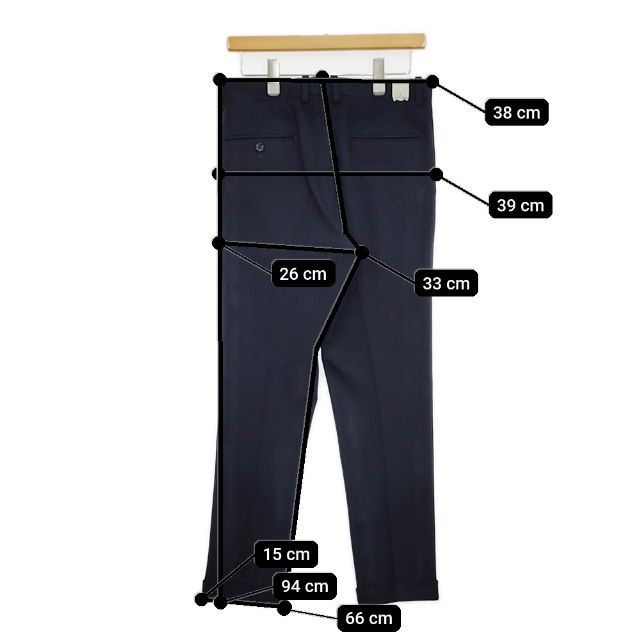  N. アンクルカット スラックス ミスターハリウッド 162-pt 05 パンツ ネイビー メンズ エヌハリウッド 5-1001 G∞ その他 パンツ