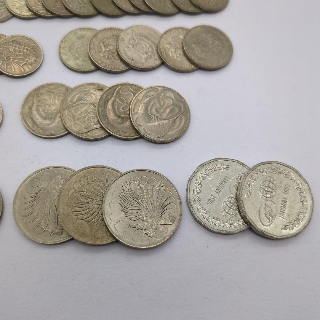 シンガポール 旧貨幣 約30枚 シンガポールドルの旧紙幣（旧札）をお買取