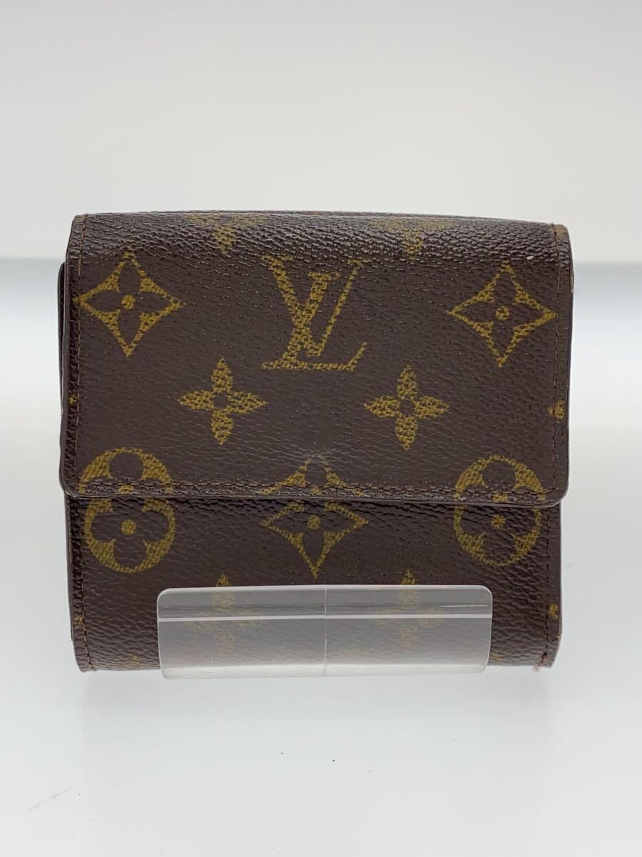 LOUIS VUITTON ポルト・モネ・ビエ・カルト・クレディ_モノグラム・キャンバス_BRW PVC ブラウン モノグラム メンズ - メルカリ