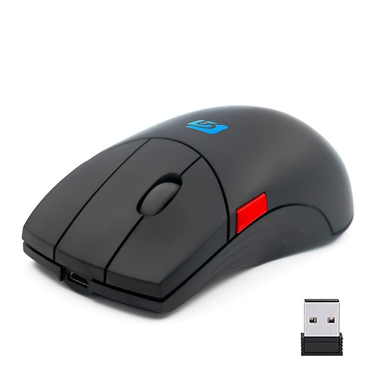 yiteng ワイヤレスマウス 5ボタン マウス 無線マウス 独立スクロールボタン カスタム マクロ定義ボタン 2.4GHz 3DPIモード 800～1600DPI 軽量 USB 充電式 省エネルギー 高精度 ボタンを調整可能 4つボ