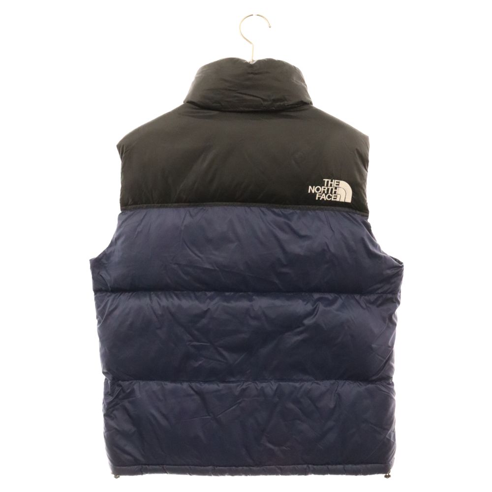 THE NORTH FACE (ザノースフェイス) NUPTSE VEST ヌプシダウンベスト ブラック/ネイビー ND91716Z - メルカリ