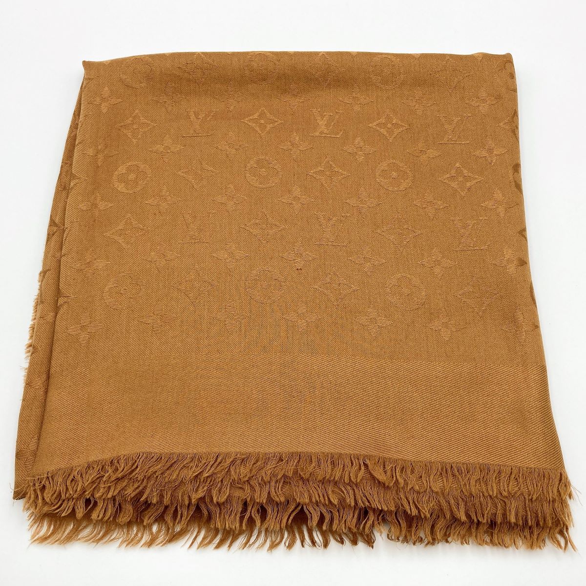 美品 LOUIS VUITTON ルイ・ヴィトン モノグラム ストール 